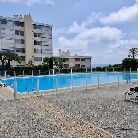 A3 - 2 Bdr Sea View 10 Min - Parking, Pool & Terrace 아파트 앙티브