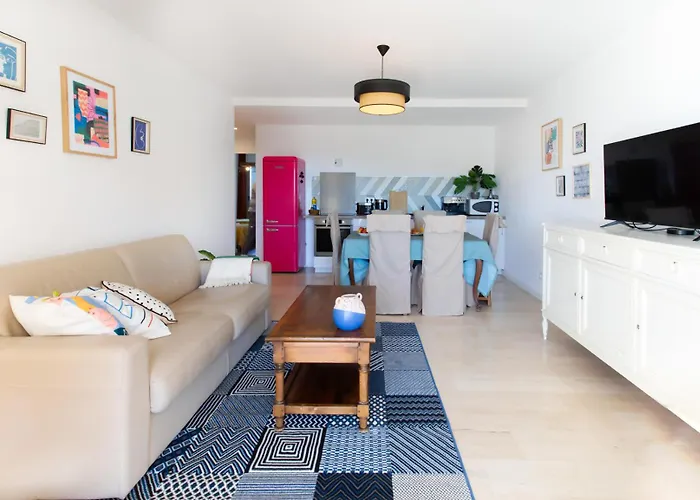 公寓 A3 - Staywiz Us -2 Bdr Sea View 10 Min Beach - Parking, Pool & Terrace *